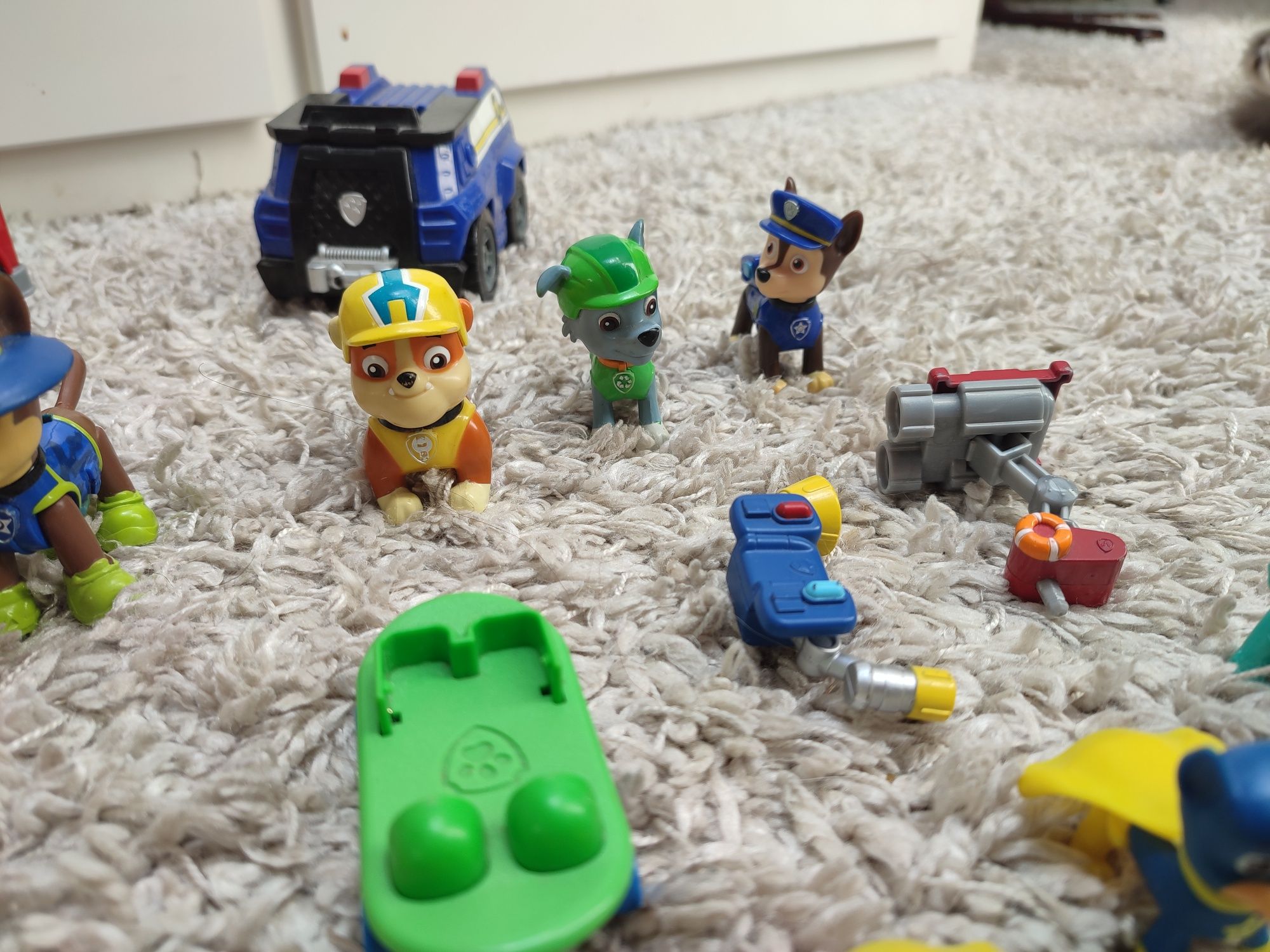 Zestaw psi patrol paw patrol pojazdy i pieski