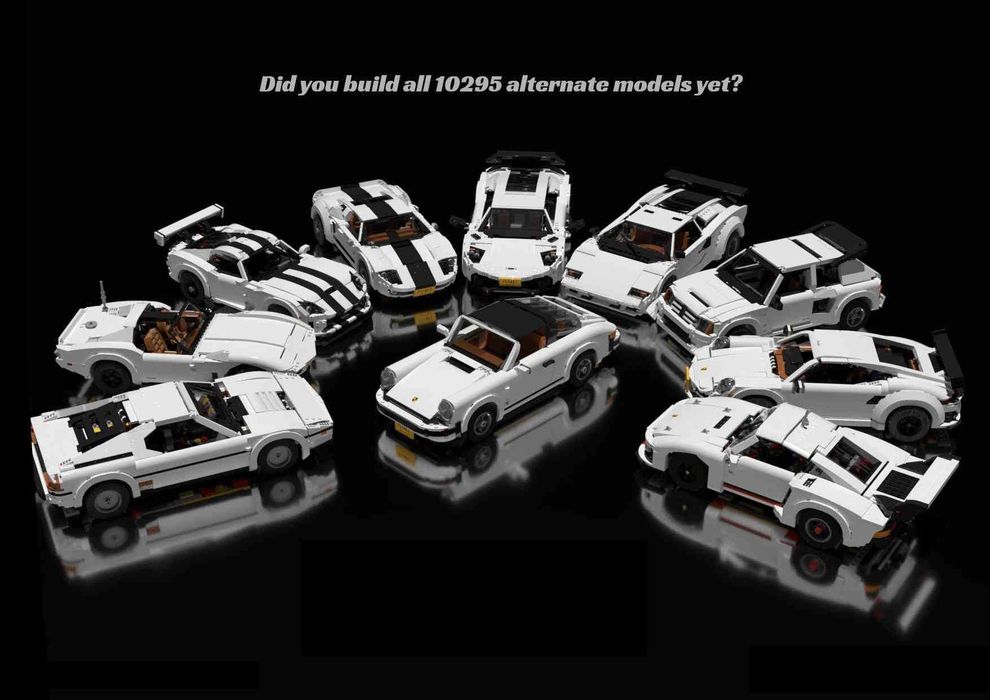 Конструктор Porsche 911 Turbo/Targa (10295) + інструкції, 1458 деталей