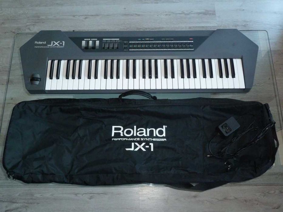 Syntezator ROLAND JX-1 - 1991 r. (oryg. futerał) - STAN KOLEKCJONERSKI