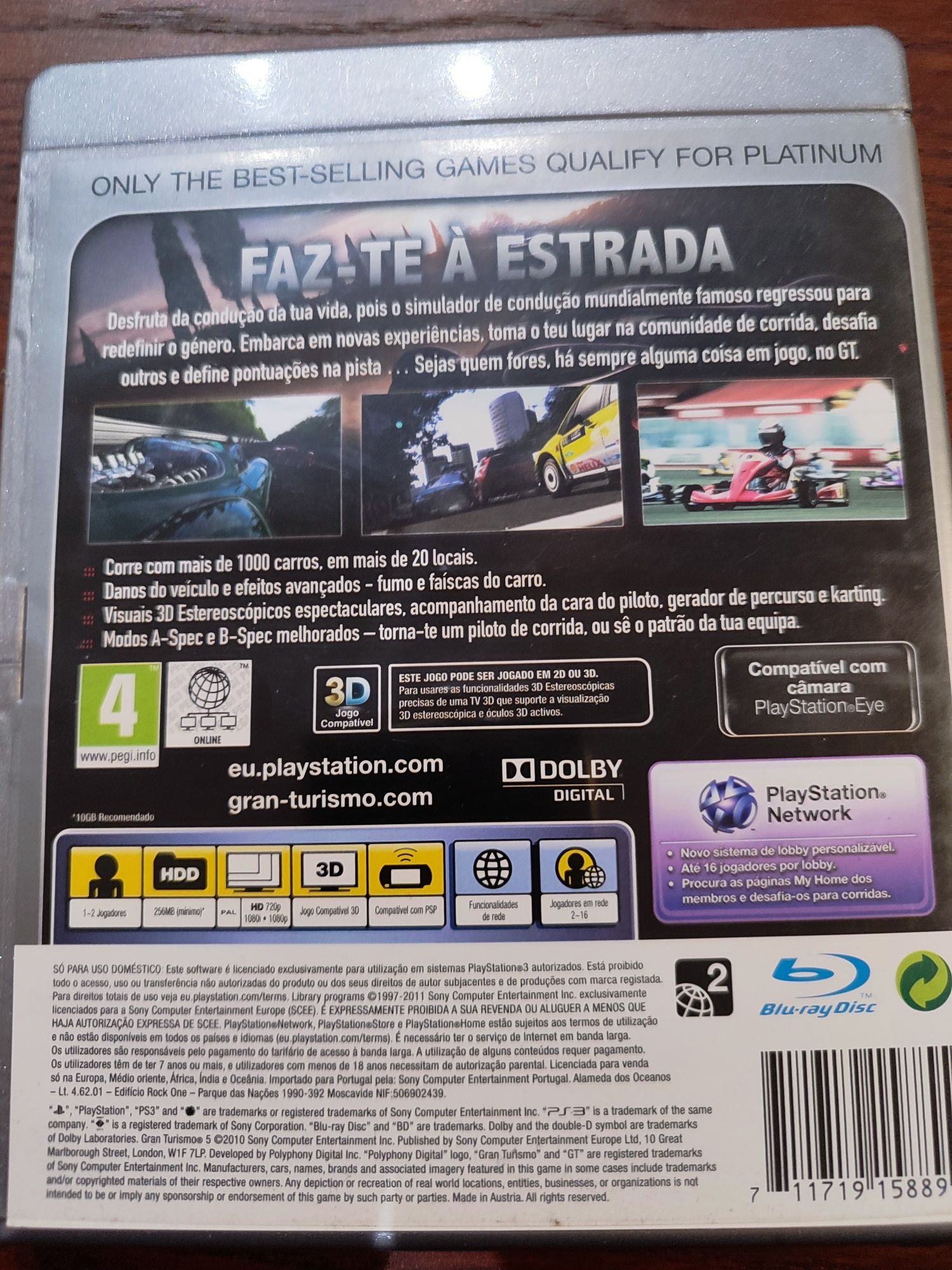 Jogo Gran Turismo 5 PS3