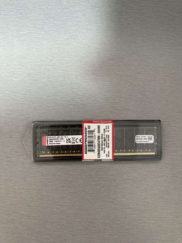 Pamięć RAM Kingston DDR5 64GB 4800MHz