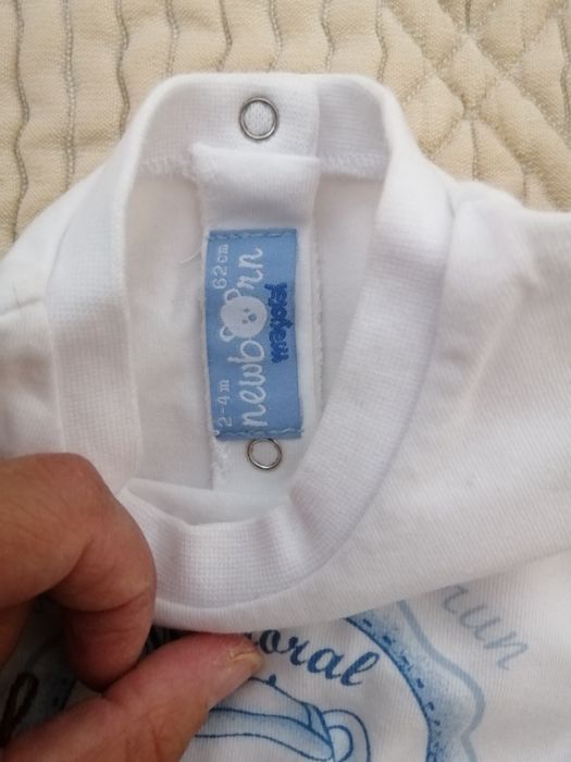 Conjunto como novo "ursinho" 2-4 meses menino
