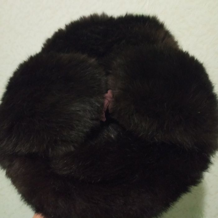 Шапка ушанка мех натуральный