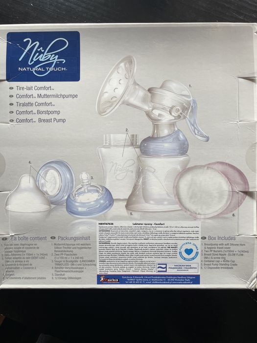 Nuby SoftFlex Premium Comfort молоковідсмоктувач молокоотсос бутилочка