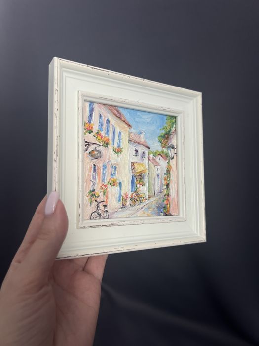 Олійний пейзаж «Вулиця Провансу»