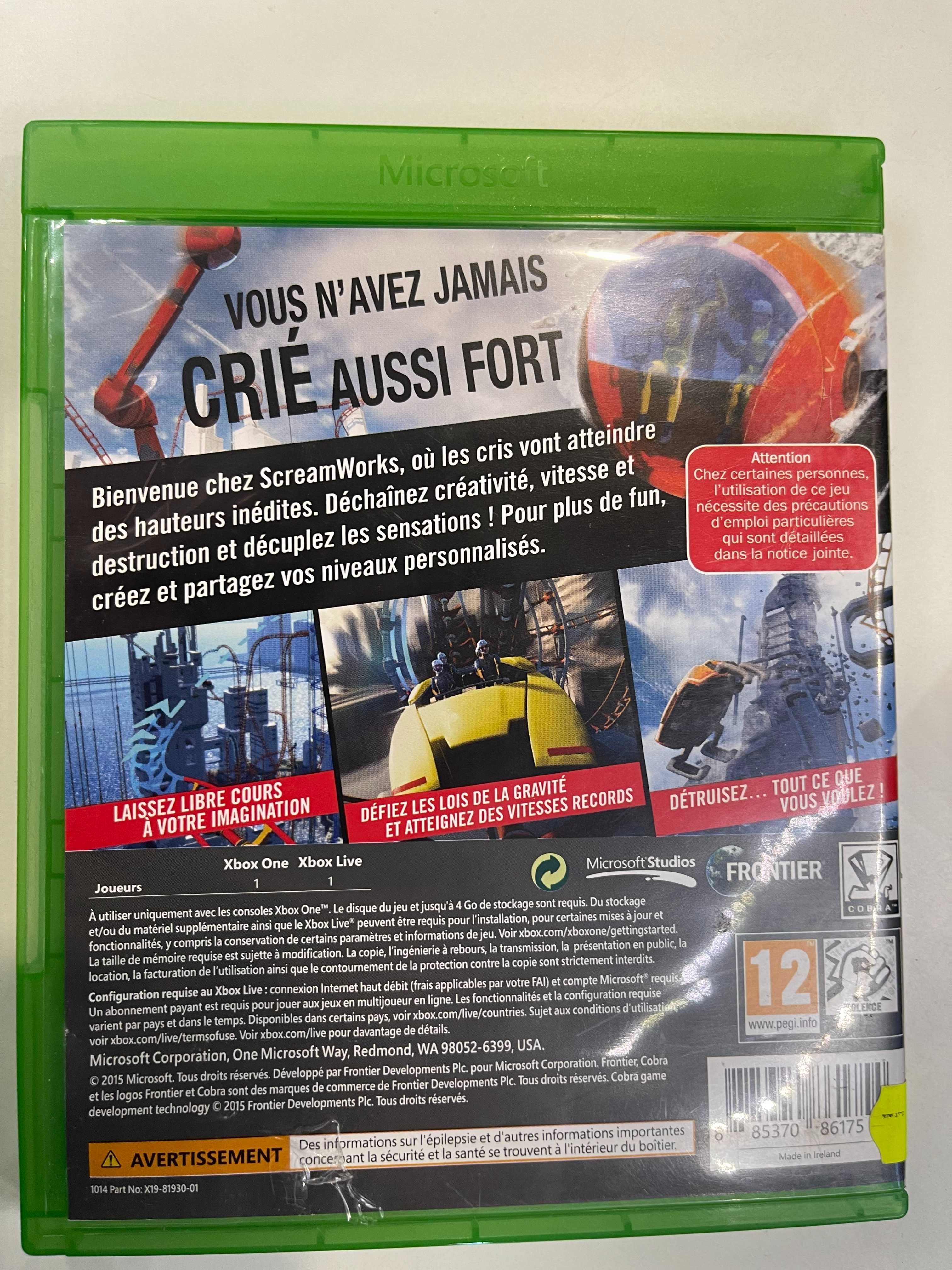 Screamride Xbox One