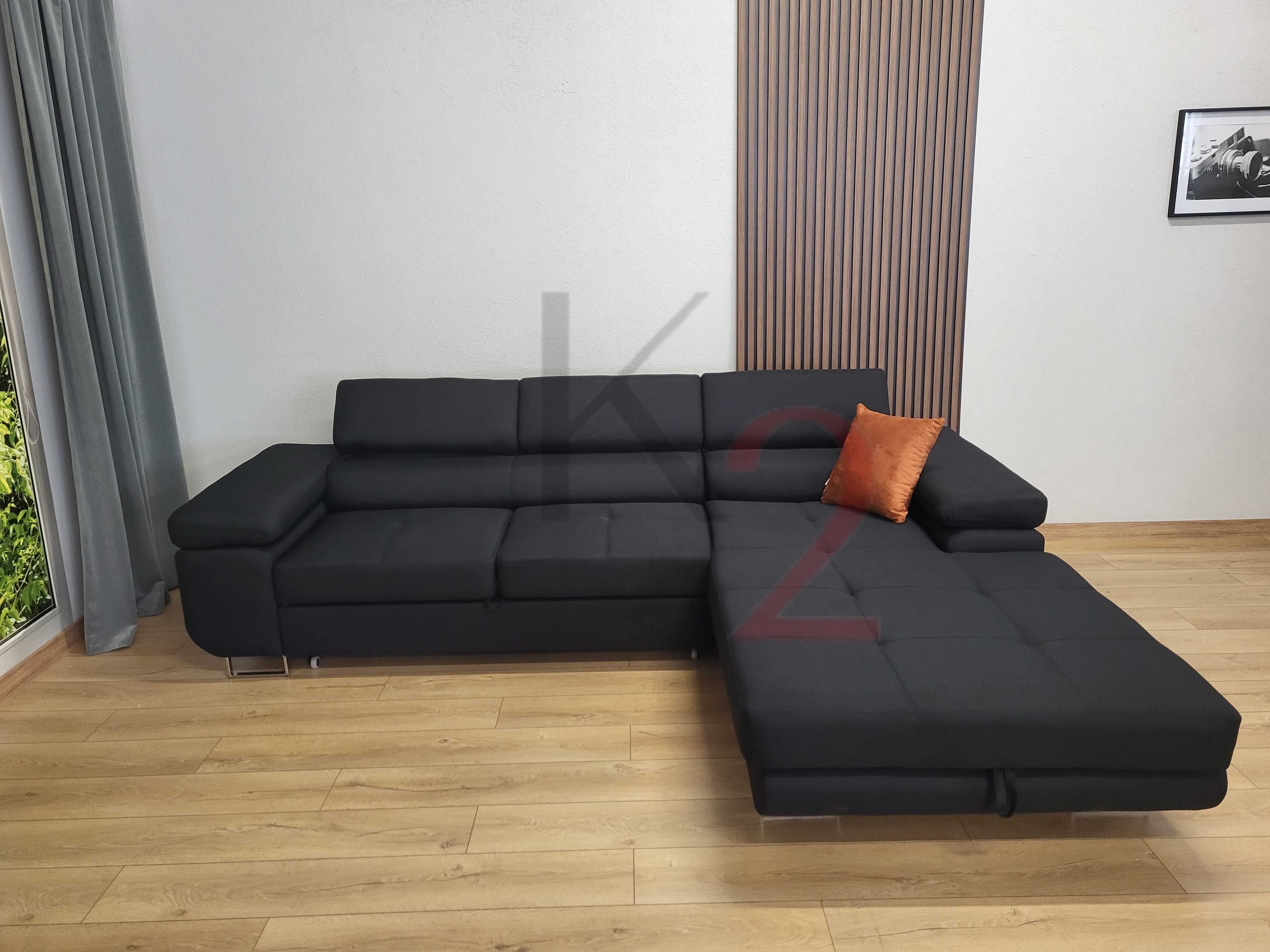 Narożnik ALEX OD RĘKI Kanapa Sofa z Funkcją spania Łóżko Pojemnik