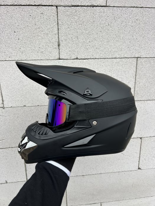 Новый мотошлем, эндуро шлем, кроссовый шлем, вело шлем, экипировка