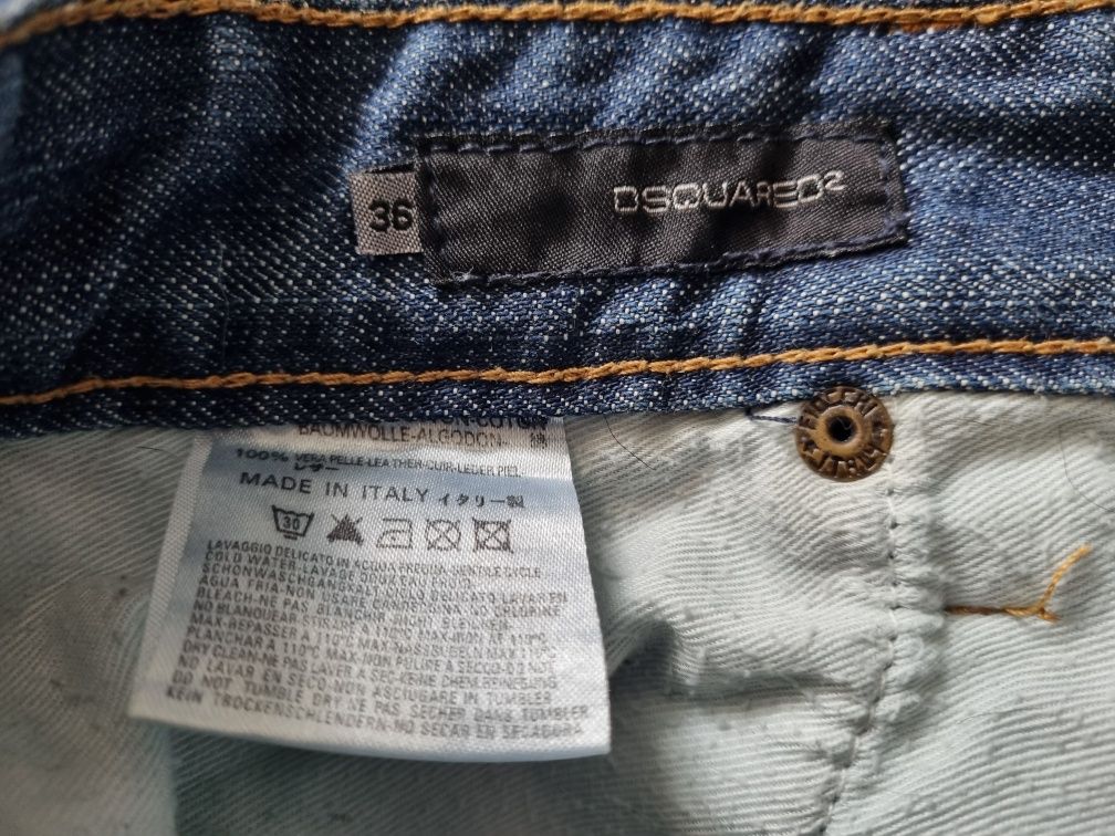 Dsqared2 spodenki męskie jeansowe