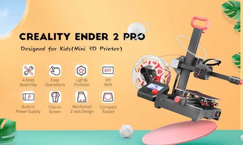 Impressora 3D  Creality Ender 2 Pro Mini - Nova a estrear