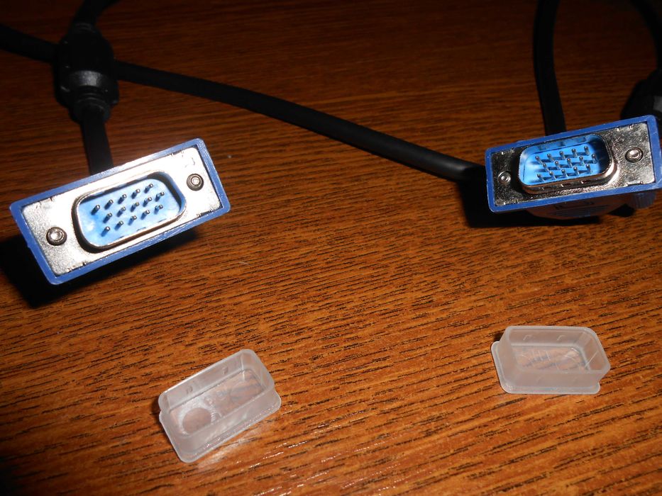 Кабель VGA 1080P 15-контактный для видеомагнитофона 1,5 метра новый..