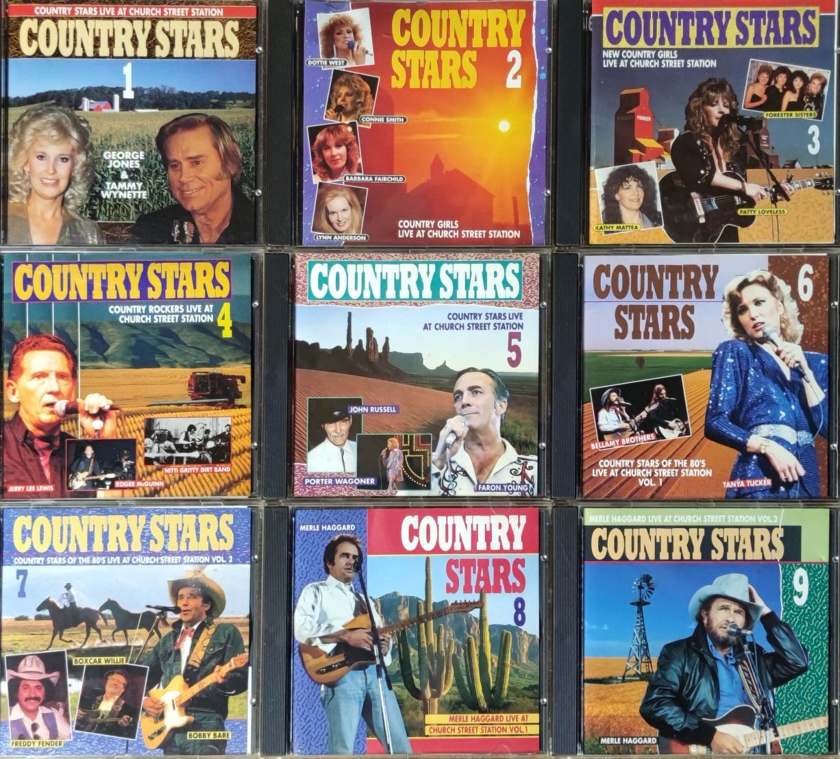 Lote CD 9 Volumes - Musica Country Music - Vários Artistas