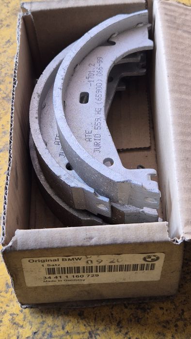 BMW Z1 Z3 E36 Zestaw Szczęk Hamulcowych 1.160 729 Nowe Oryginał BMW