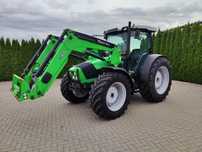 Deutz-Fahr Agrofarm 430 TTV  ładowacz tur Quicke, pneumatyka