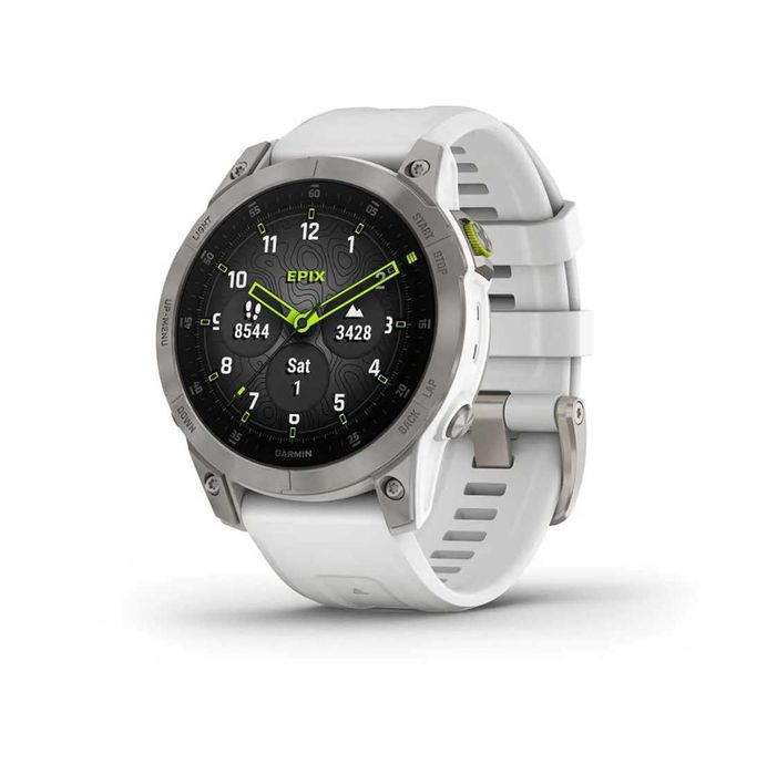 GARMIN Epix (Gen 2) Sapphire Titanium | 47 mm | Silver / White
