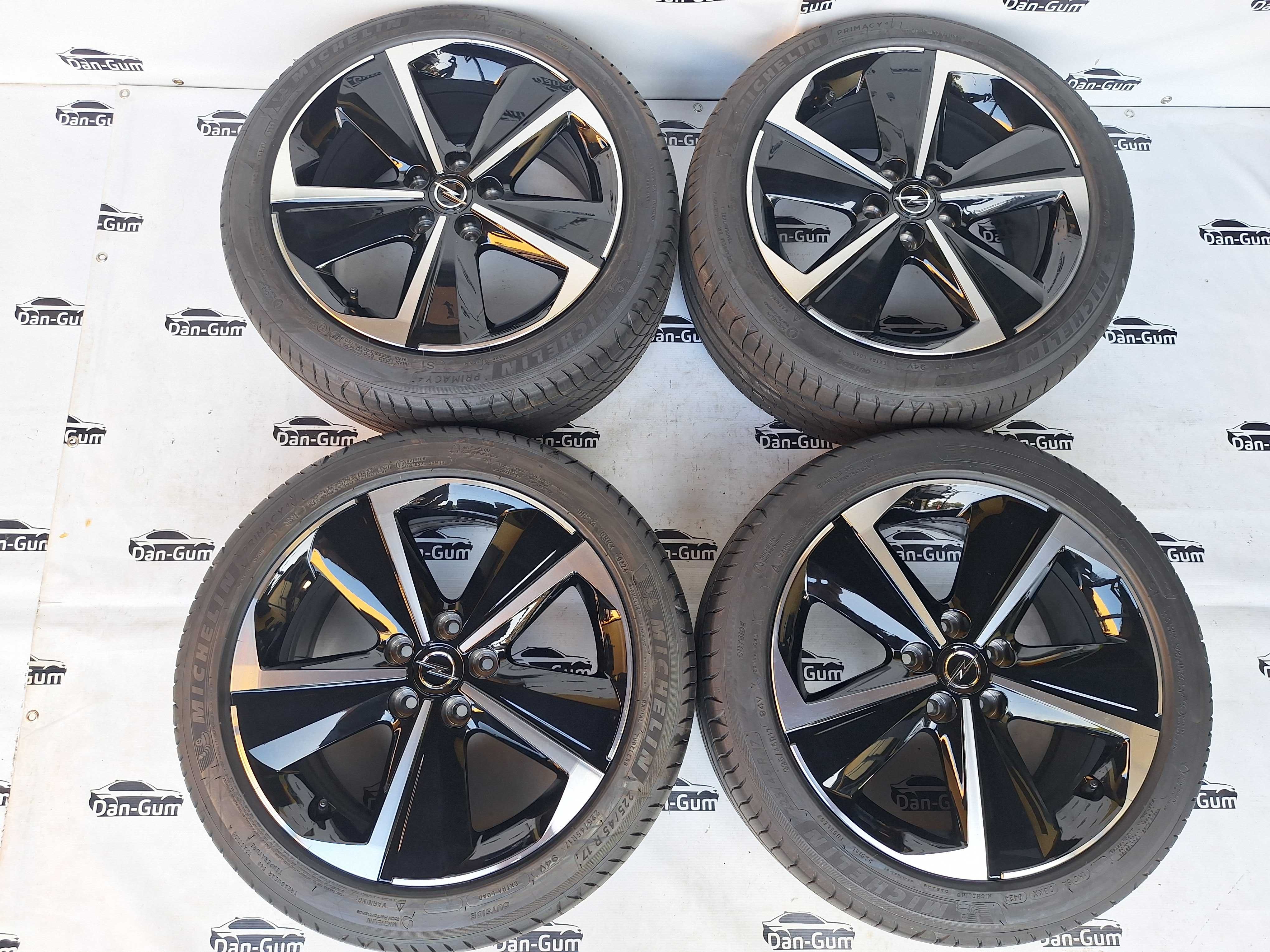 Felgi aluminiowe 5 x 108 oryginalne koła Opel 225/45 R 17 Michelin