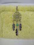 Naszyjnik amulet łapacz snów srebrny damski boho prezent