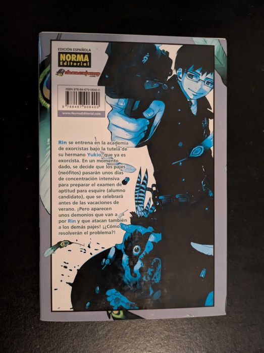 Livro Manga Blue Exorcist Parte 02 - Edição Espanhola