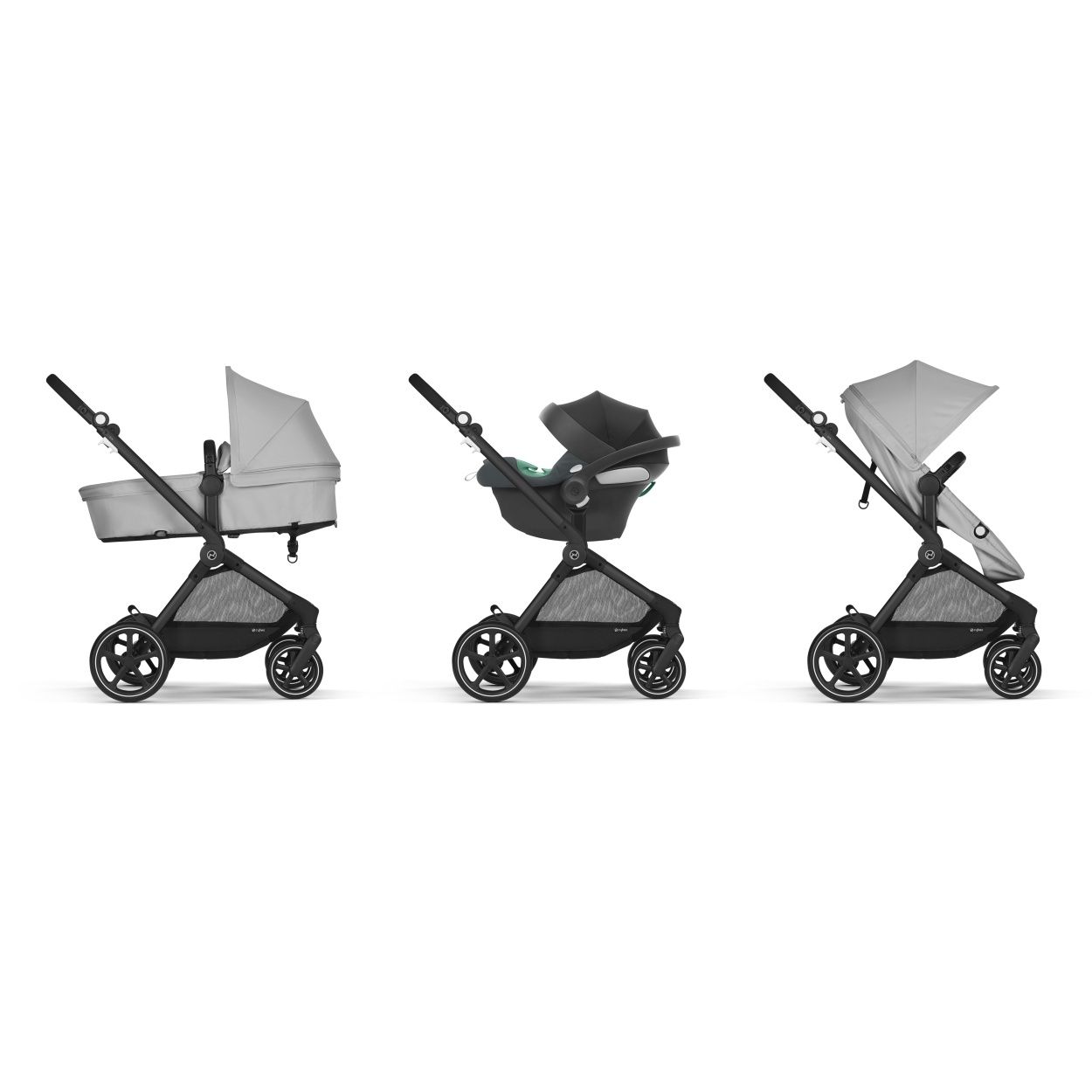 Cybex eos коляска 4в1+автокрісло Cybex+база+адаптери
