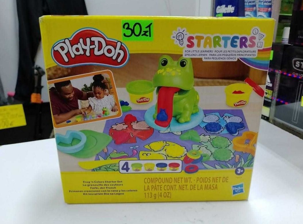 Ciastolina PLAY-DOH Starters - Żaba i nauka kolorów F6926