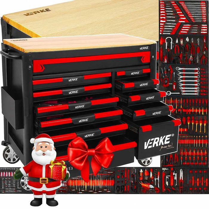 PROFESJONALNA SZAFKA Warsztatowa Wózek Narzędziowy 12 Szuflad XXL