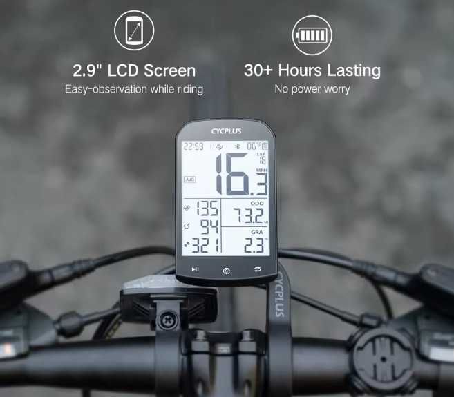 Licznik rowerowy CYCPLUS M1 GPS komputer na rower bezprzewodowy V2.0