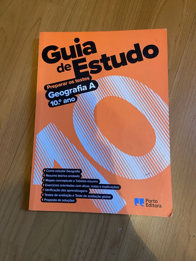 livros de apoio ao estudo e aos exames do secundário.
