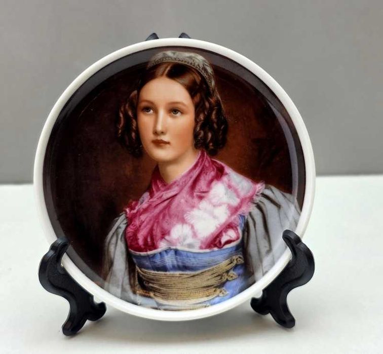 Porcelanowe miniatury portretowe - Kaiser Germany lata 70-te