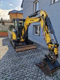 Minikoparka Yanmar VIO38-6  + głowica obrotowa