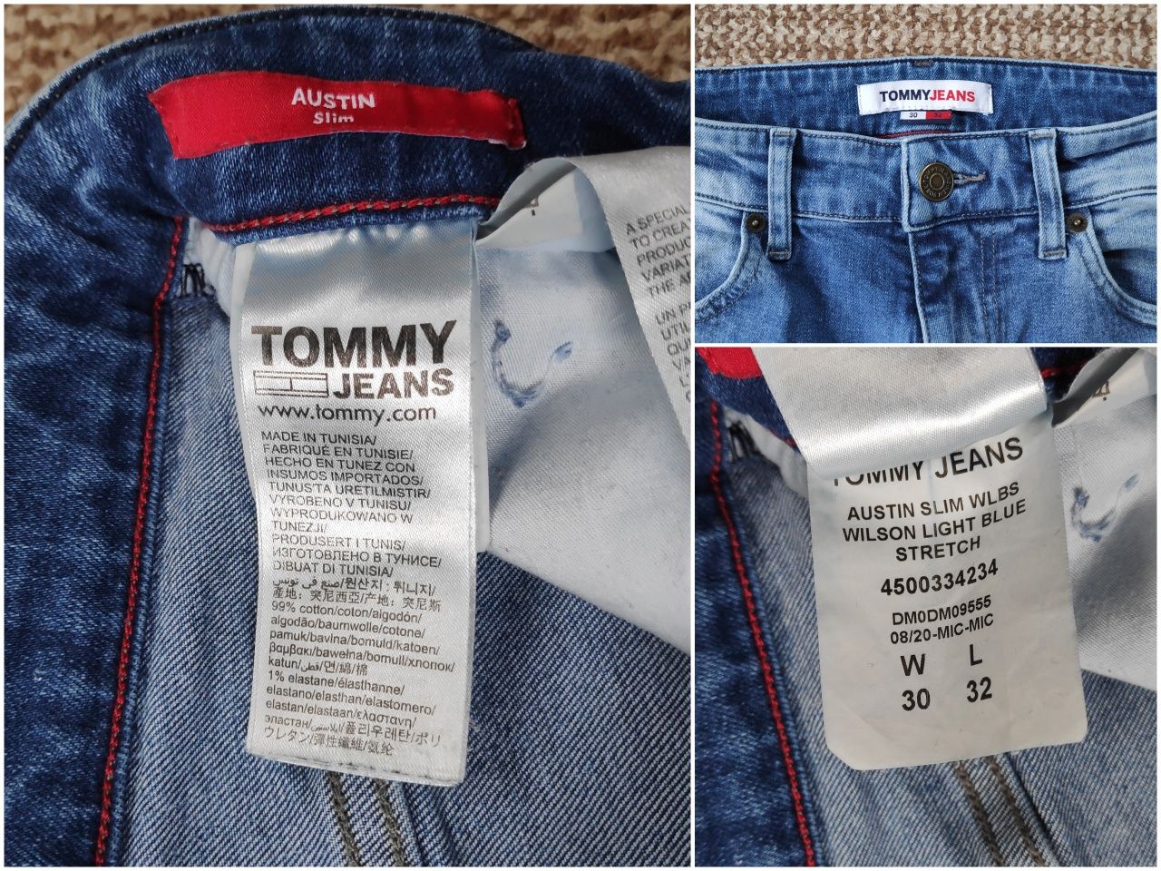 Tommy Hilfiger Austin Slim джинси оригінал W30 L32