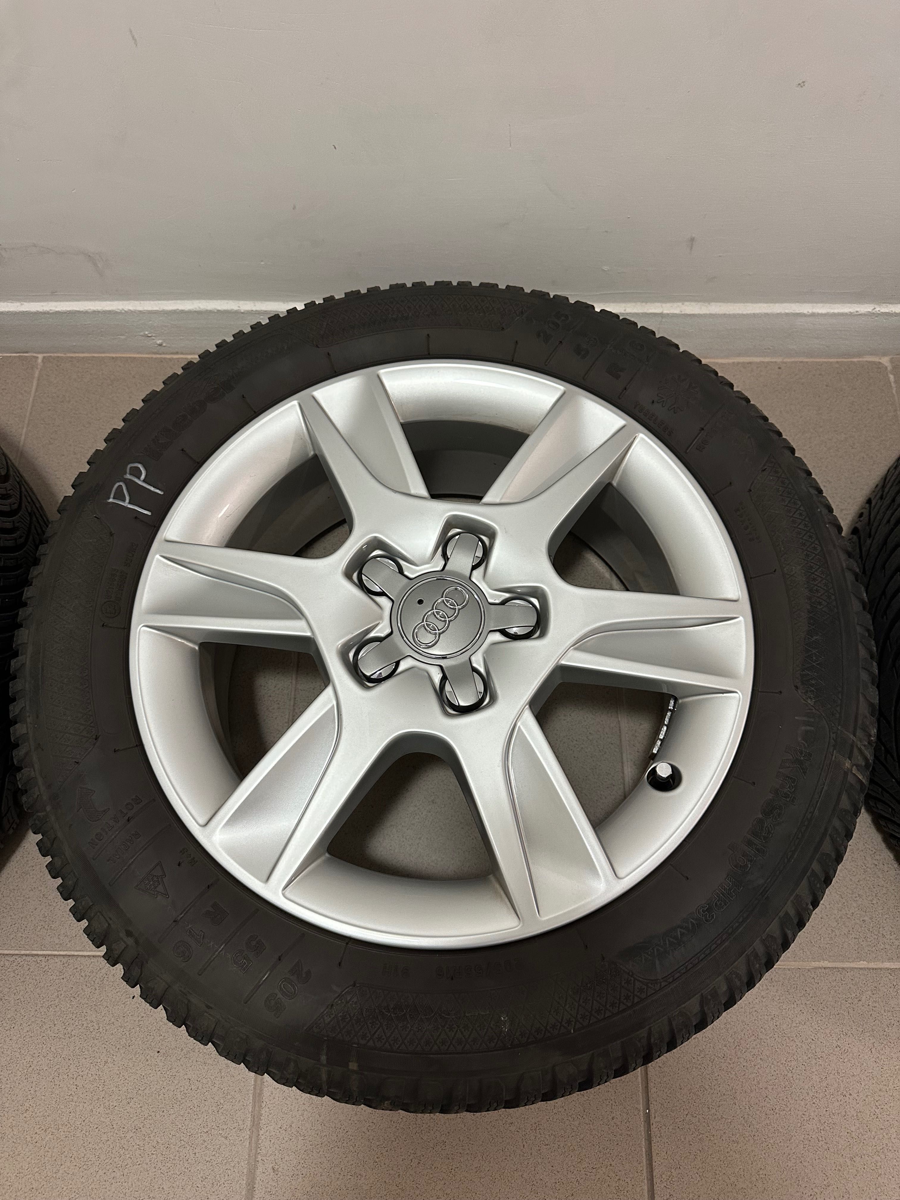 Oryginalne alufelgi z oponami do Audi A3 8P -16 cali