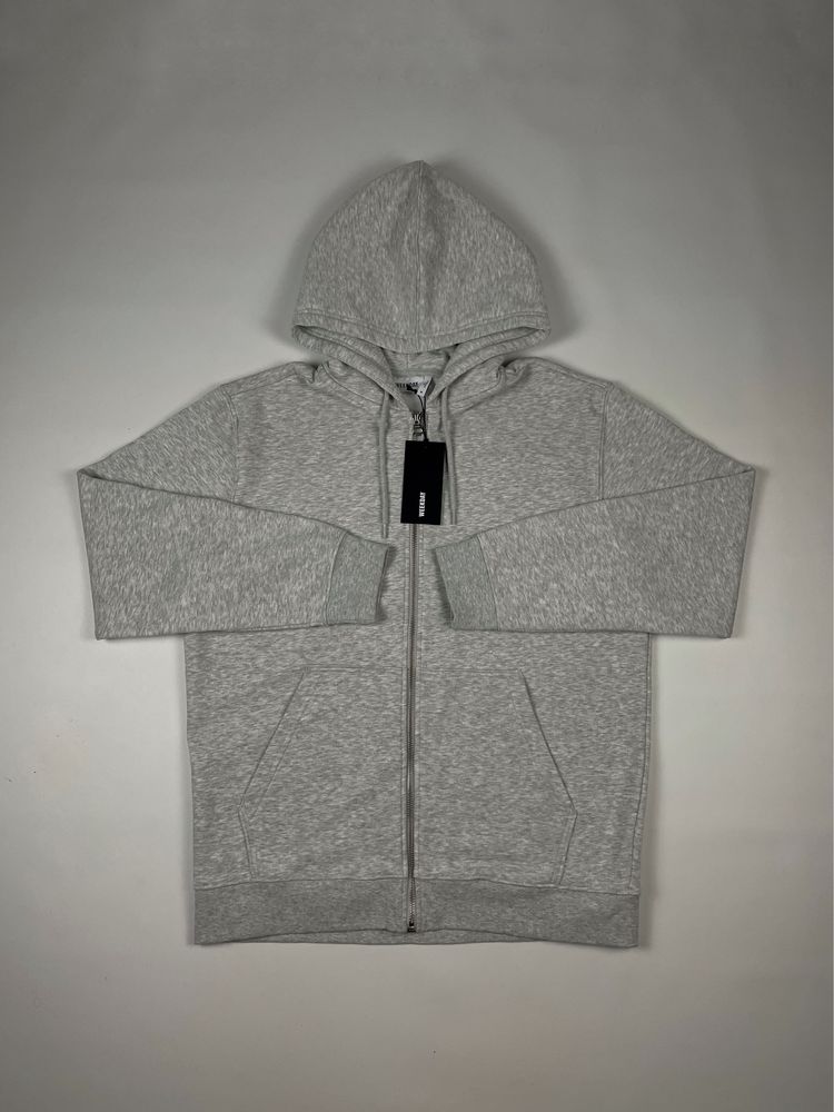 Худі Weekday Standart Zip Hoodie (M) сіре чоловіче з капюшоном