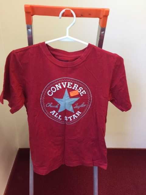 T shirt Converse czerwona
