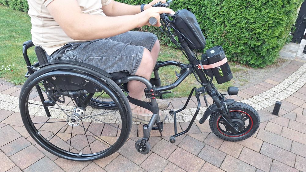 Przystawka elektryczna DAMTECH do wózka inwalidzkiego