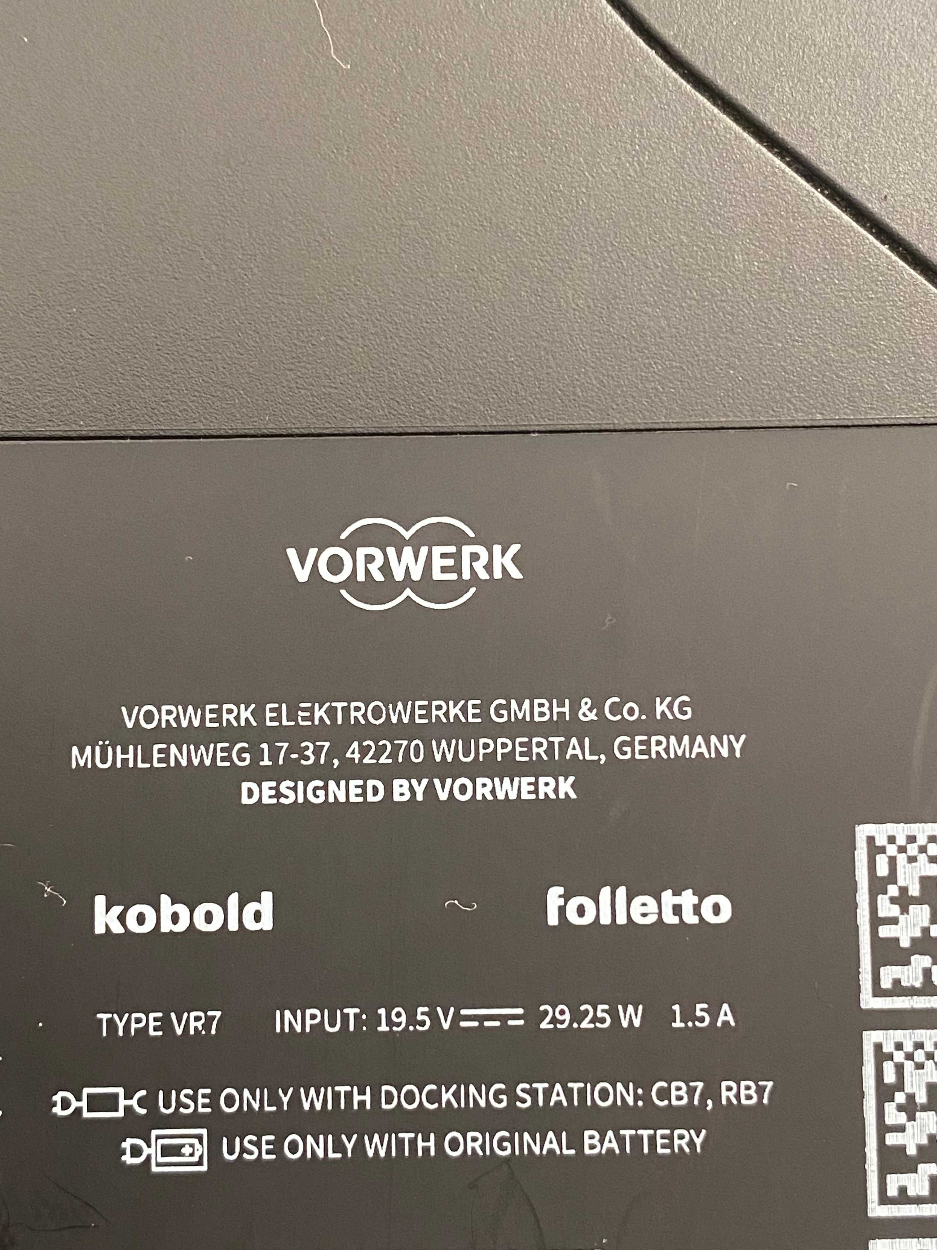 Robot sprzątający Kobold VR7 Vorwerk