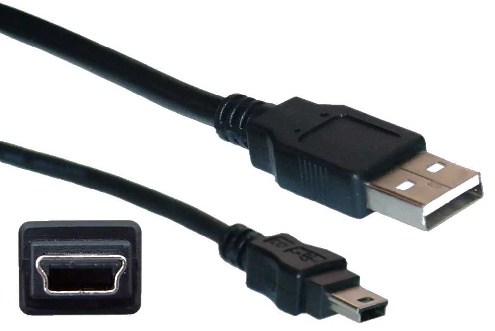 Переходник USB - mini USB. Новые.
