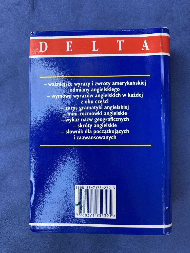Delta podręczny słownik angielsko-polski, polsko-angielski
