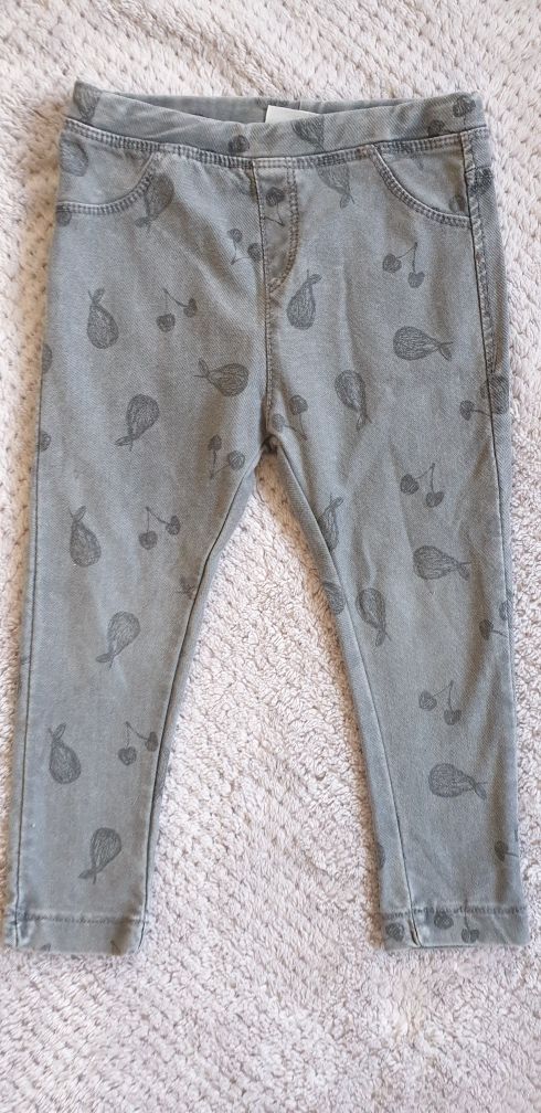 Spodnie legginsy Zara, rozm. 92