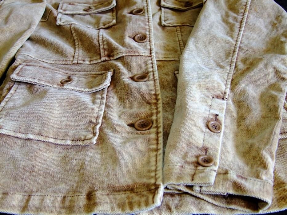 *BACKGROUND*_ Kurtka welurowa damska w stylu safari_ (M/L)