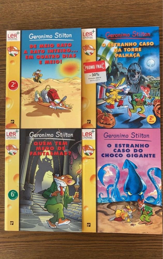 Livros Geronimo Stilton