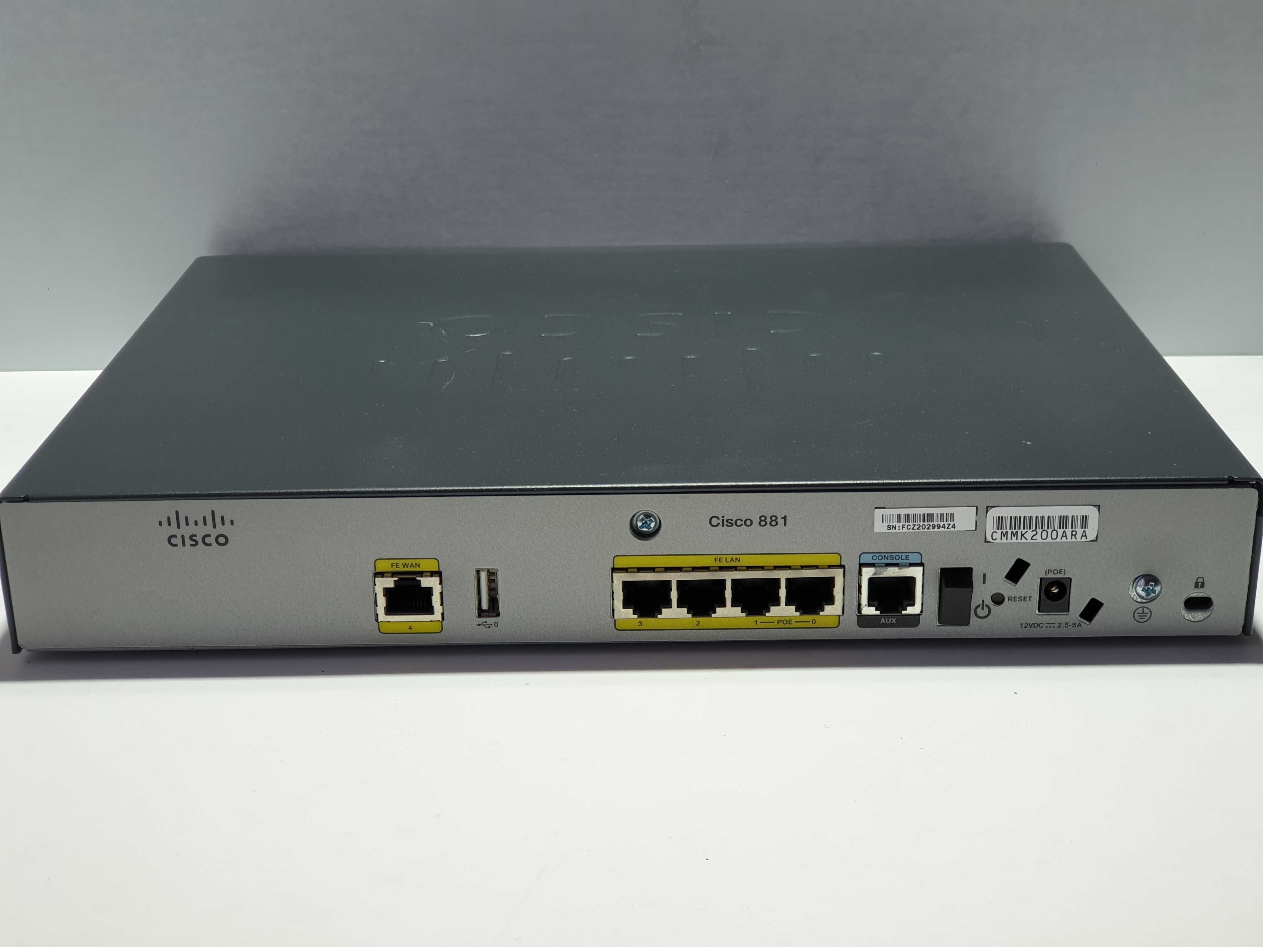 Маршрутизатор Cisco C881-K9 VPN  роутер