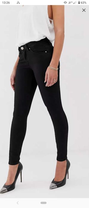 Jeansy czarne ASOS W30 L32