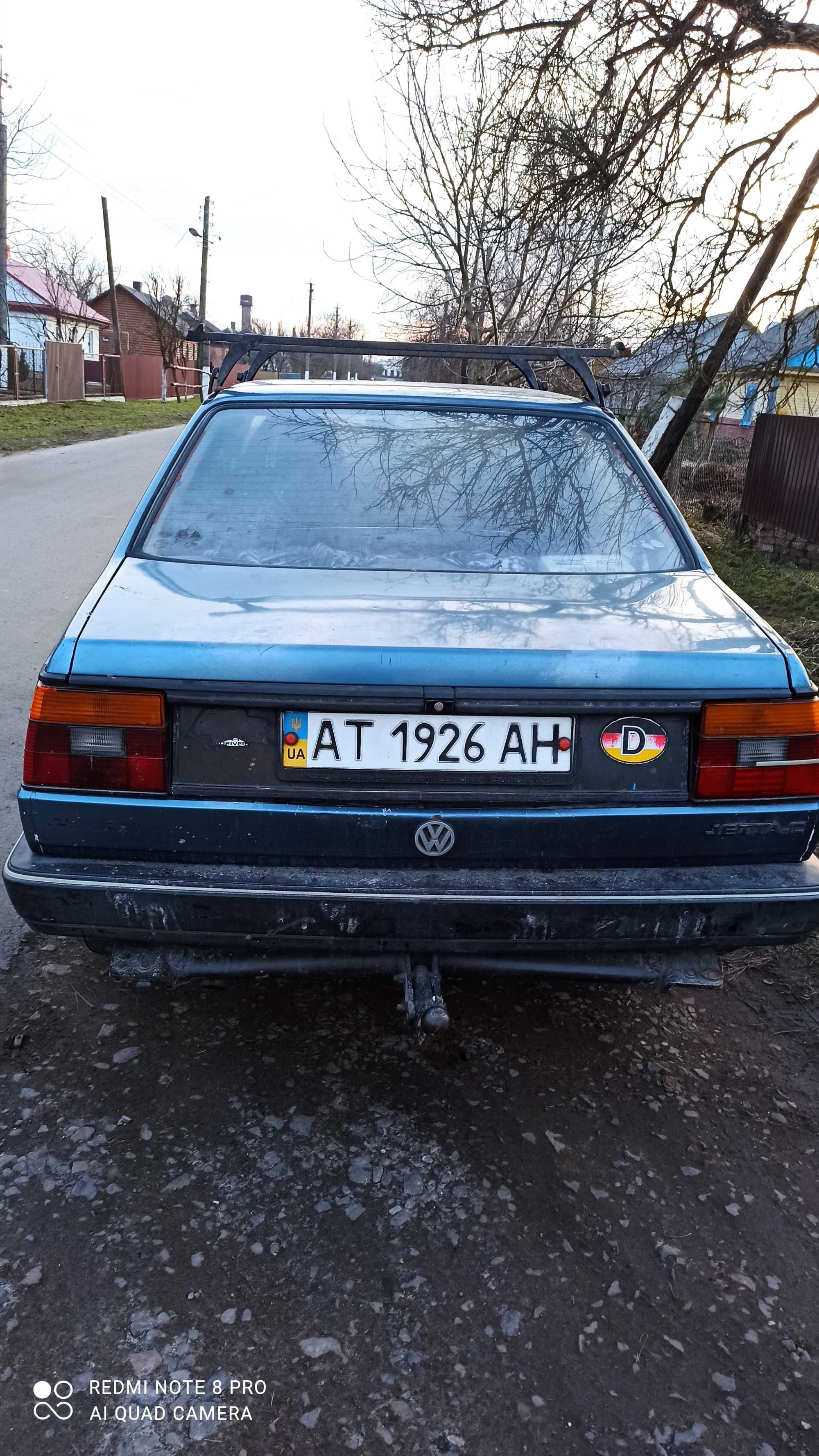 Volkswagen Jetta 1.6 бензин 1989р.