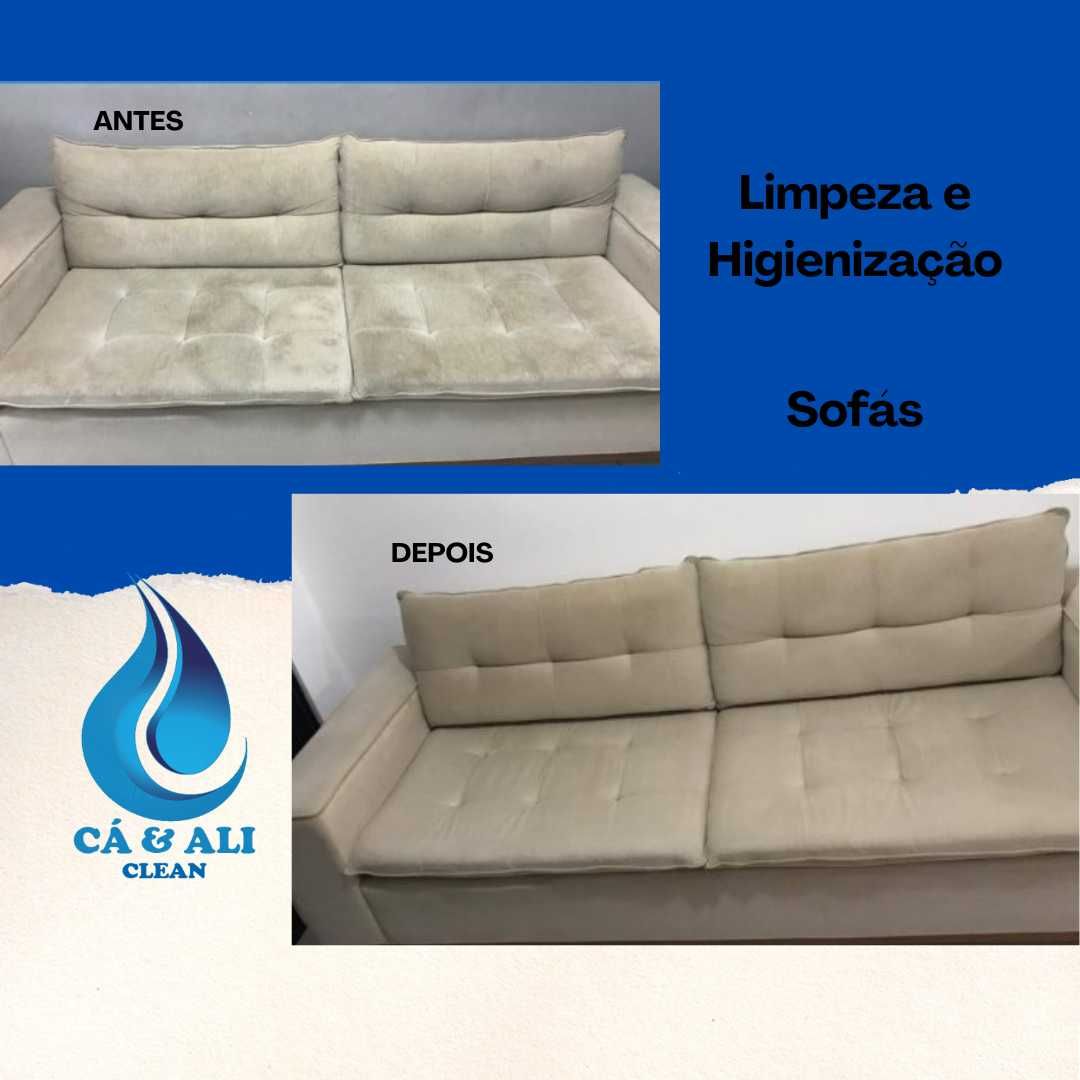 Limpeza de sofás, poltronas, cadeiras e colchões.