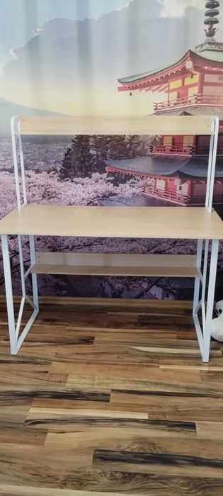 Biurko szkolne metal/drewno