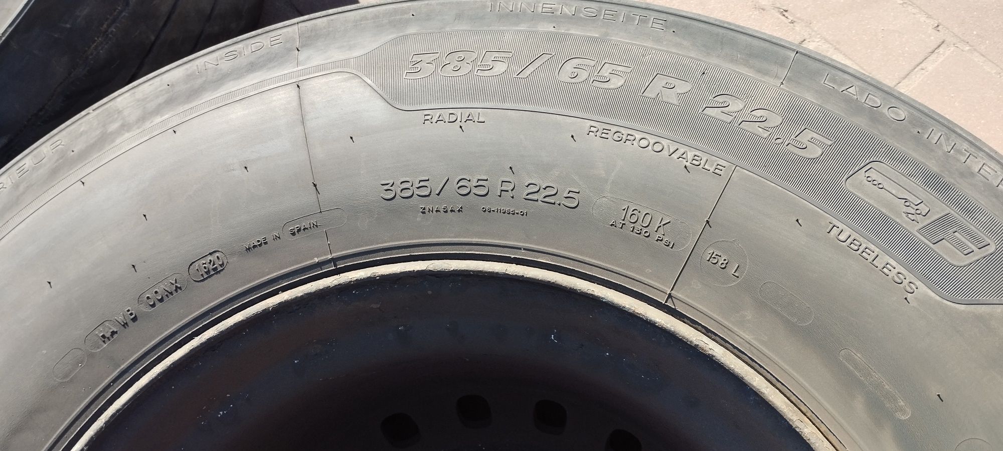 Michelin 385/65R22.5, Przód, 10mm, koła, 385/65/22.5, Wysyłka