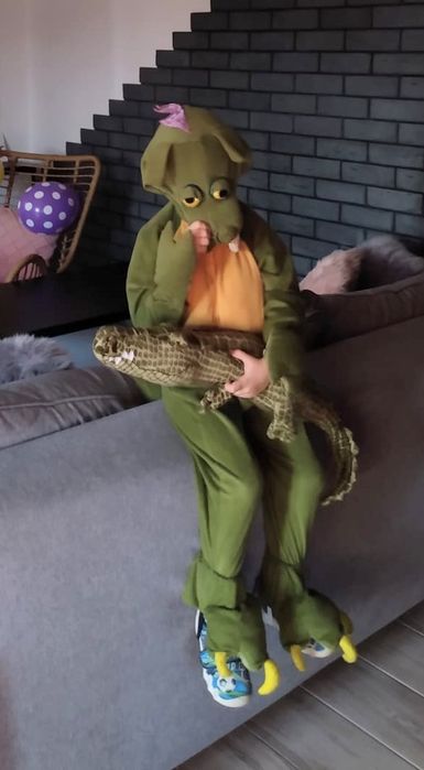 Strój na bal karnawałowy smok dinozaur bal przebierańców
