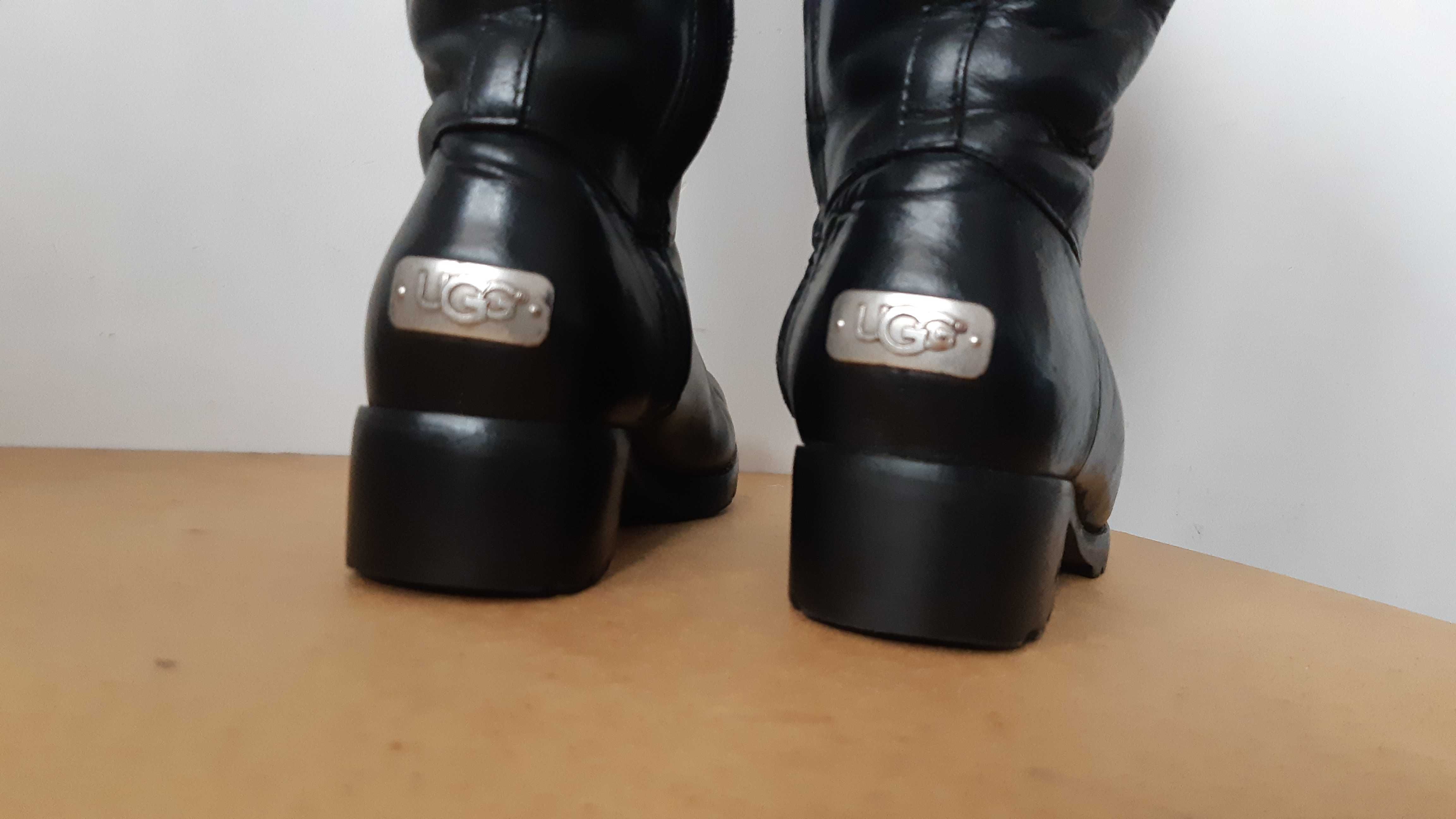 UGG kozaki oficerki kożuszek naturalny super ciepłe