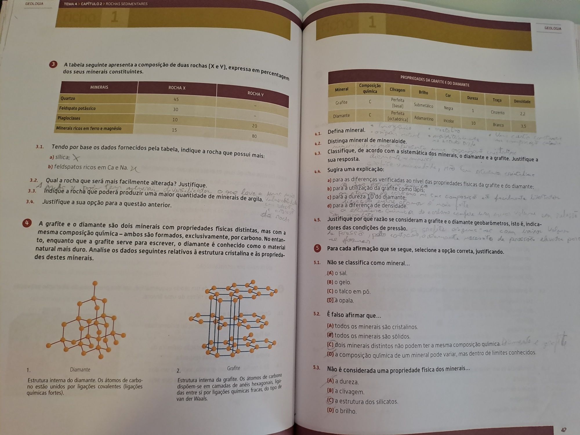 Caderno de actividades Biologia e geologia 11° ano