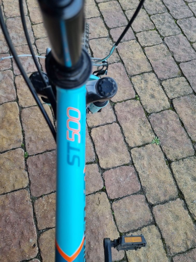 Rower 20" ROCKRIDER ST500 mroźny niebieski niebieski